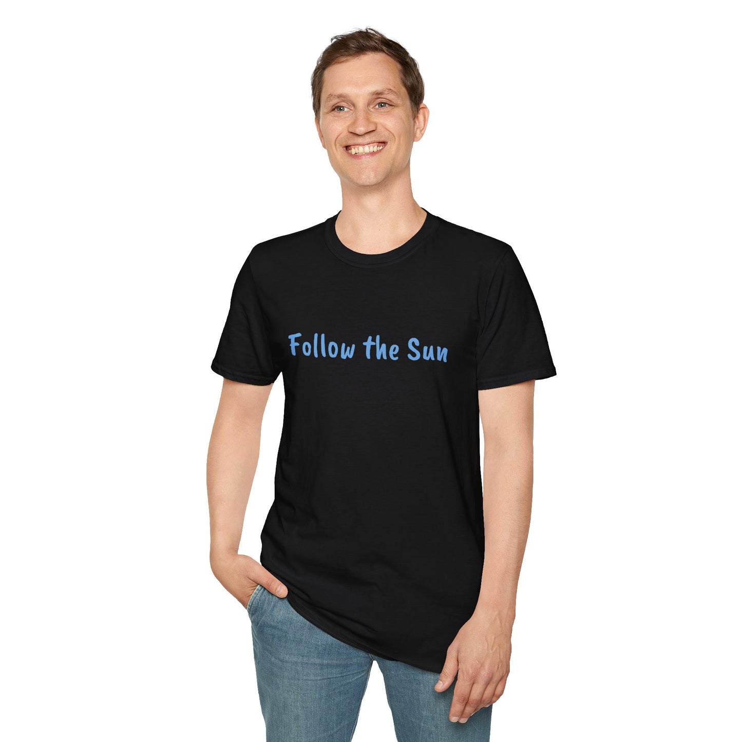 T-Shirt, Unisex Softstyle - Follow the Sun