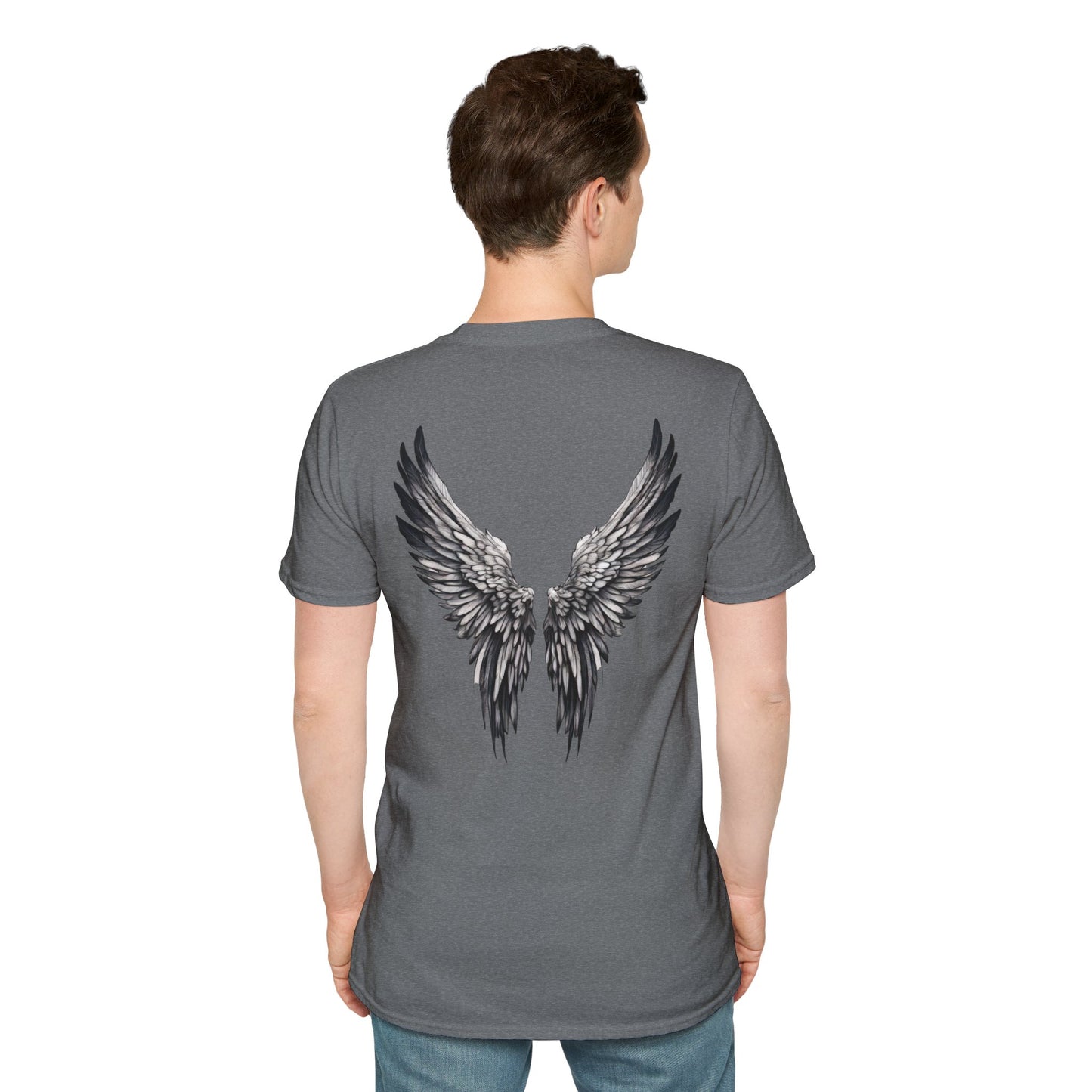 T-Shirt - Unisex Softstyle, Angel with Wings