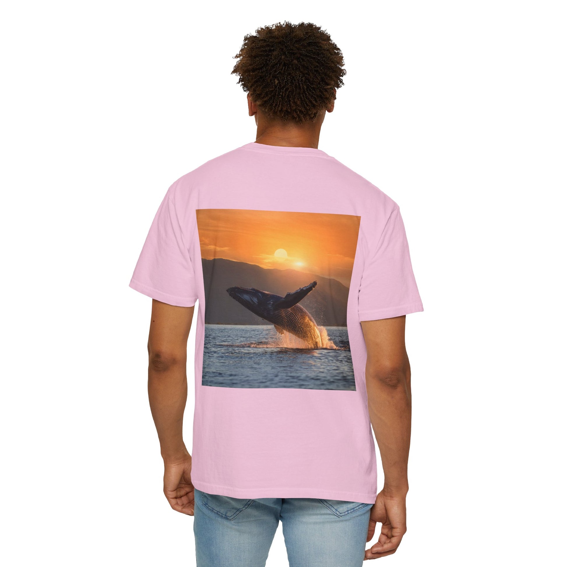 Lovin Life, Whale Print, Unisex T-shirt - Original Prints Co