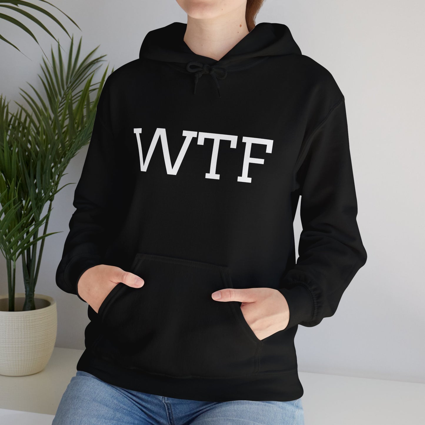 WTF, Unisex Hooded Sweatshirt