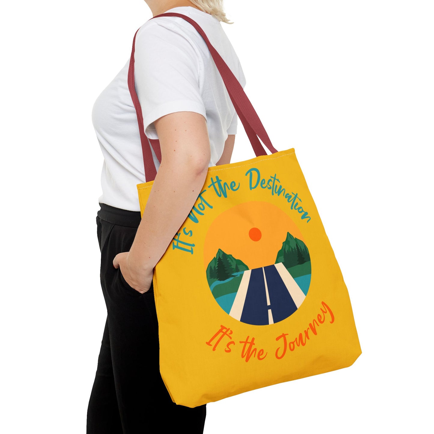 It's the Journey, Tote Bag