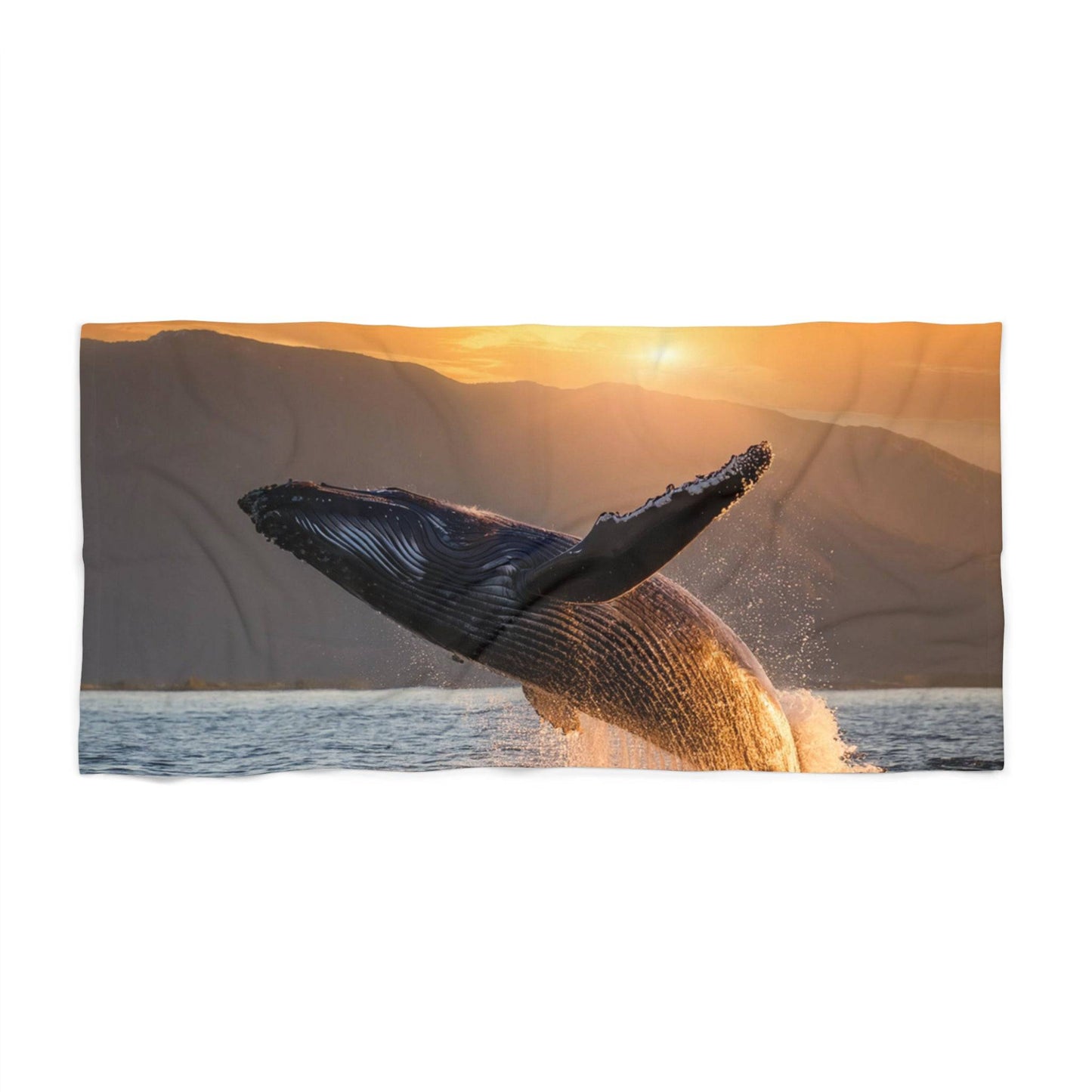 Humpback Whale, Beach Towel