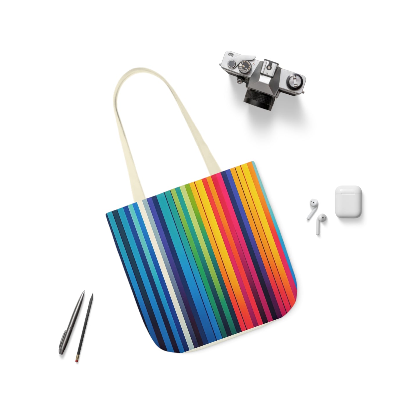 Stripes, Canvas Tote Bag