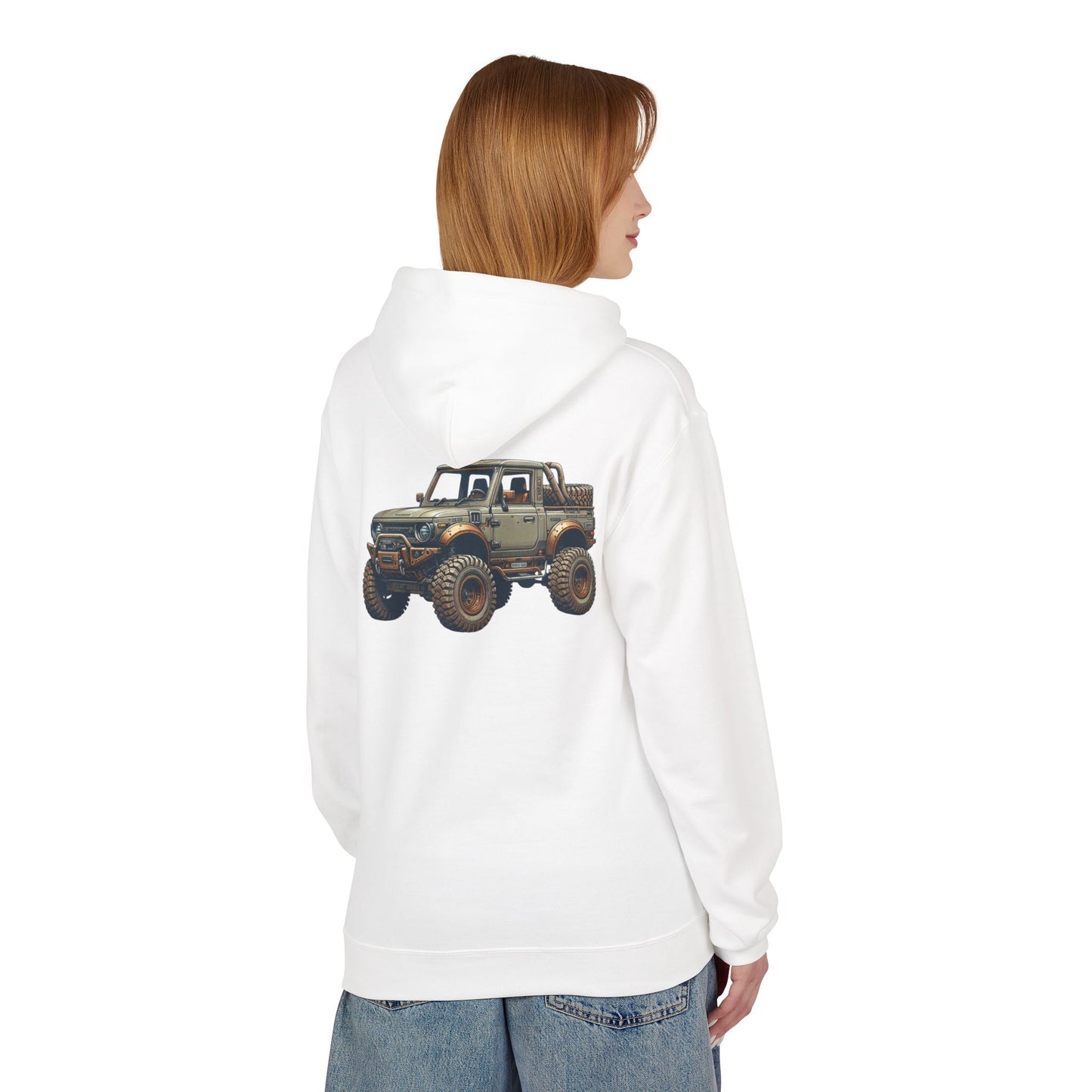 Mud Slinging Unisex Midweight Fleece Hoodie - Perfect for Off-Road Enthusiasts