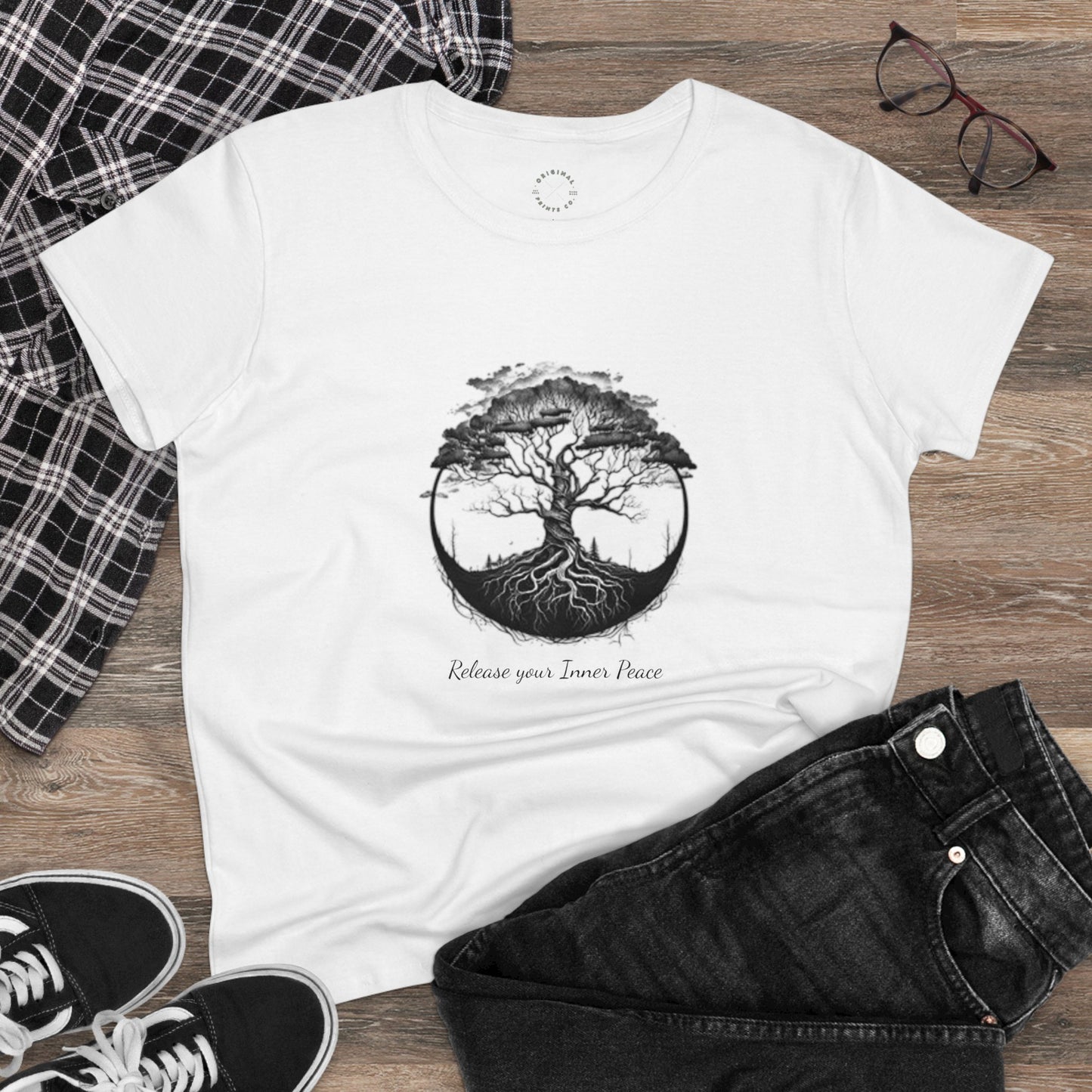 Inner Peace, Women's Cotton Tee