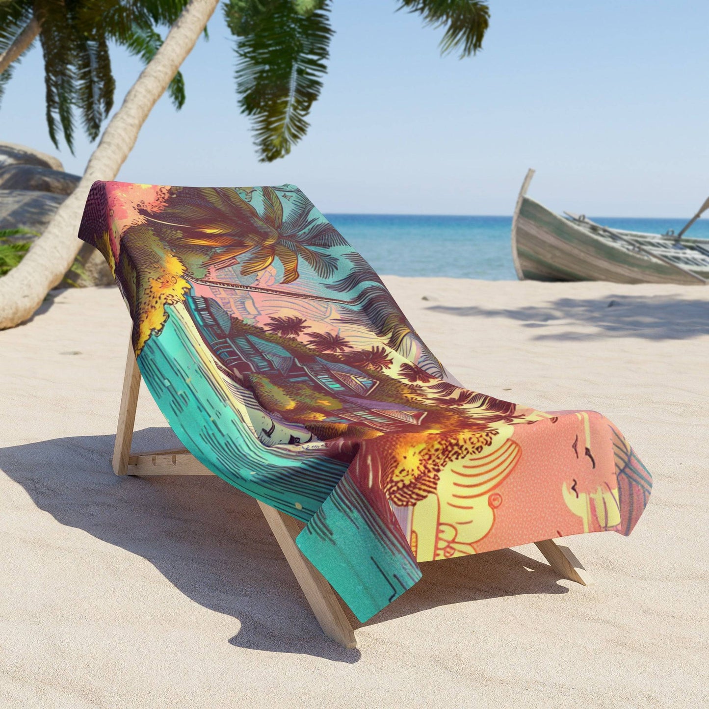 Island Paradise, Beach Towel