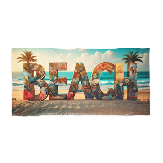 Tropical Beach Towel - Vibrant Summer Vibes