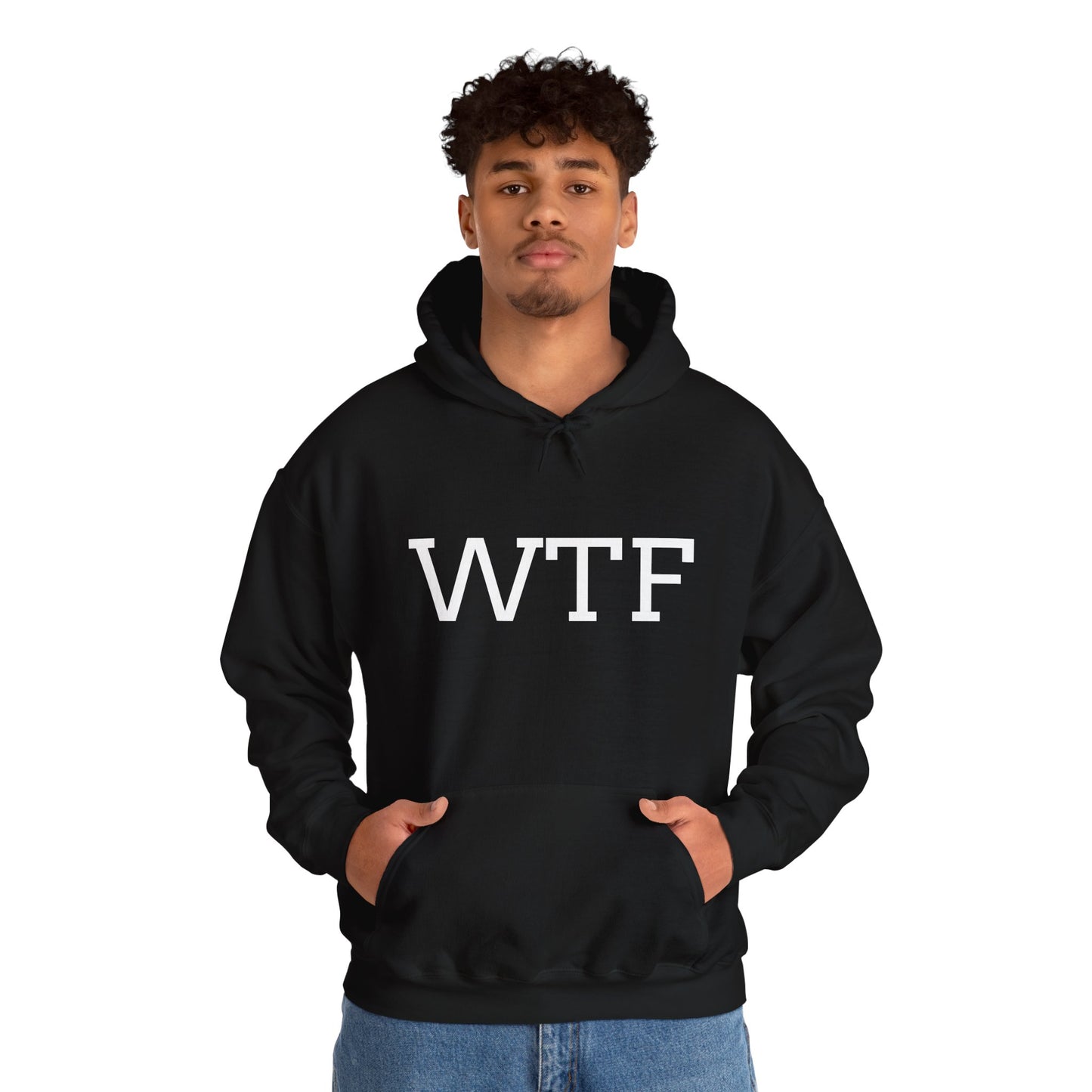 WTF, Unisex Heavy Blend™ Hooded Sweatshirt - Original Prints Co