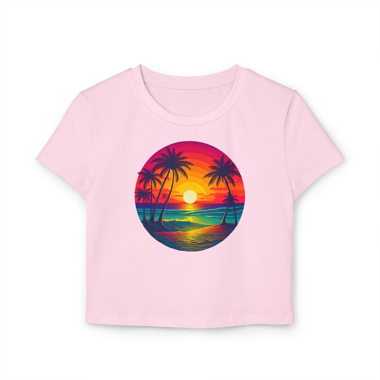 Sunset, Women's Baby Tee