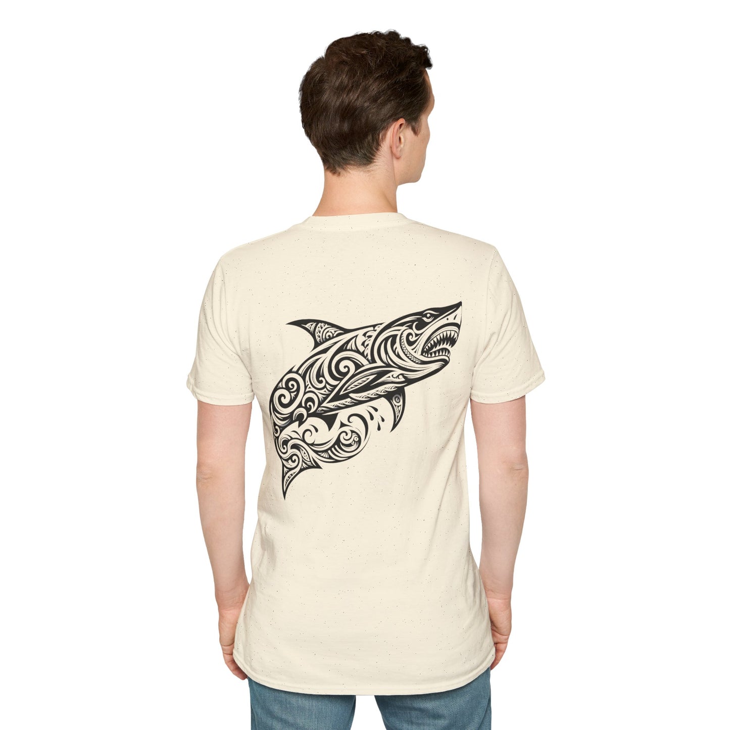 Unisex Shark Design Softstyle T-Shirt