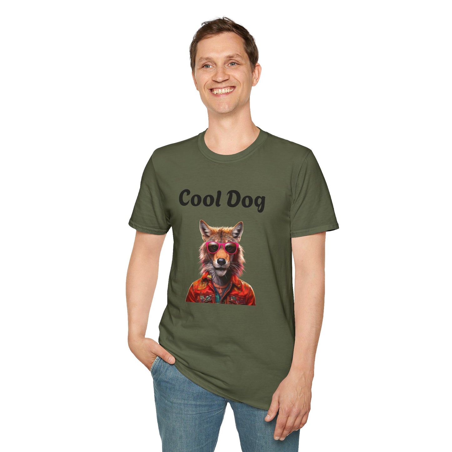 Cool Dog Graphic Unisex T-Shirt