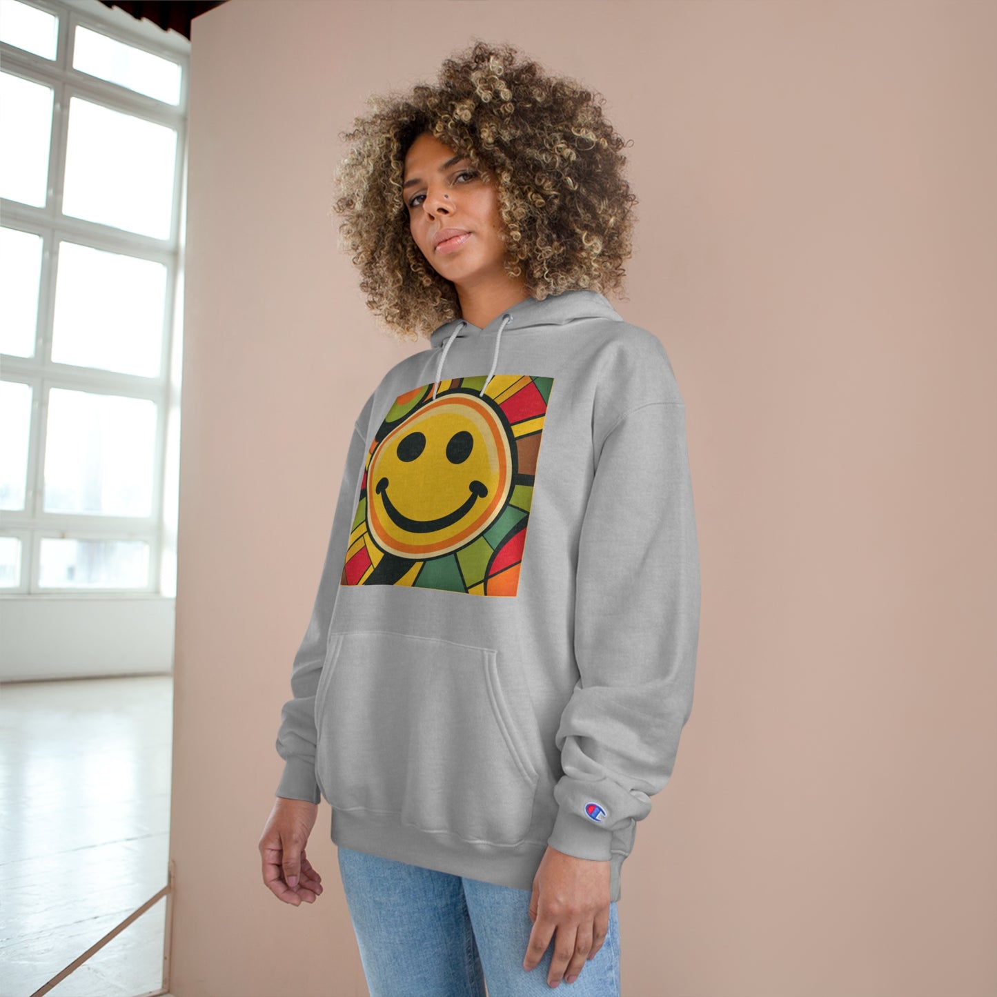 Smiley Face, Champion Hoodie