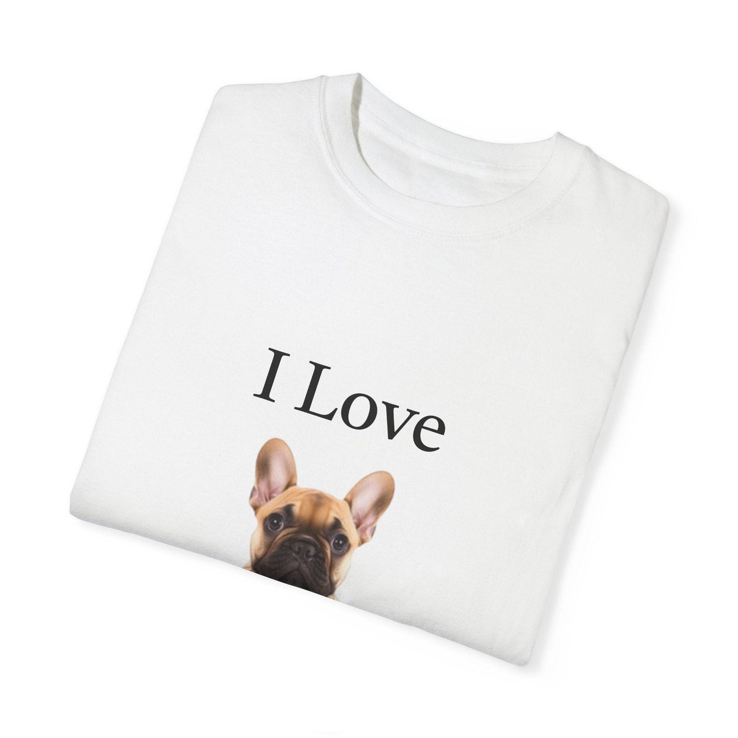 I Love, French BullDogs Unisex T-shirt