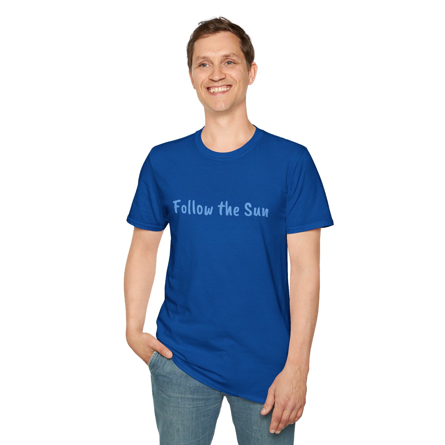 T-Shirt, Unisex Softstyle - Follow the Sun