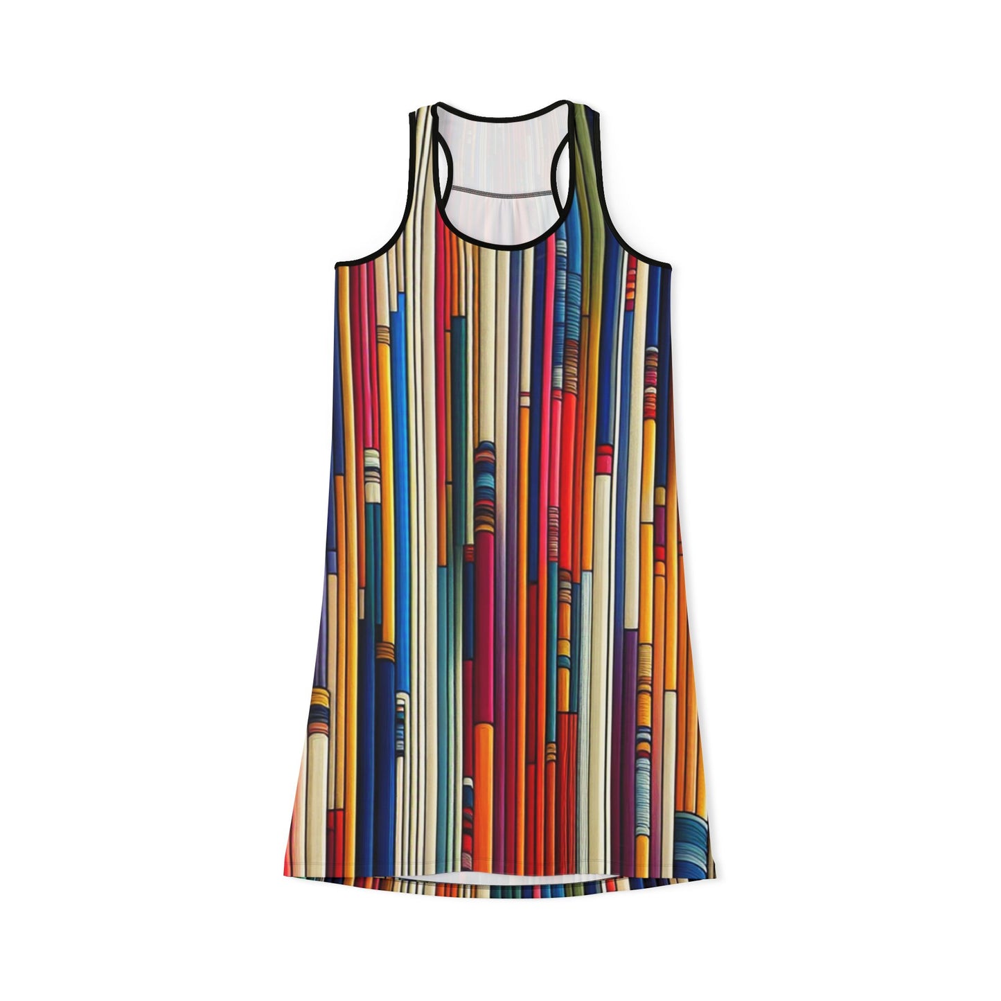 Women's Racerback Dress, Colour Stripes