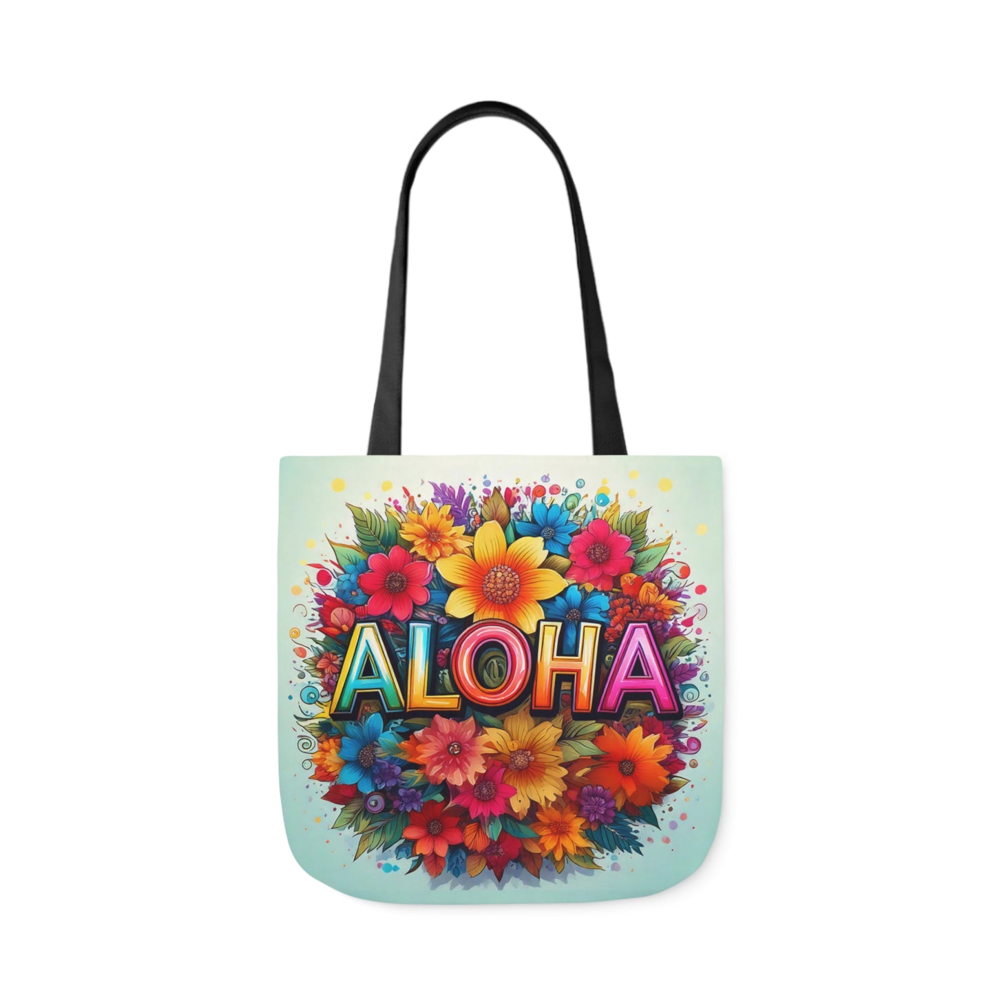 Tote Bag, Canvas ALOHA print