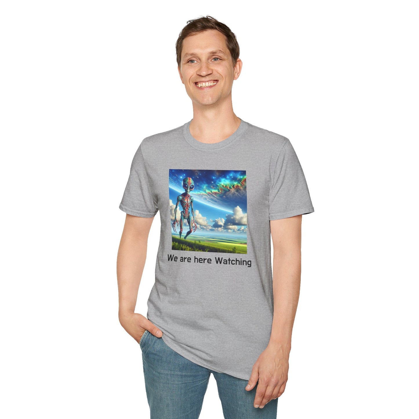 We are here Watching, Unisex T-Shirt