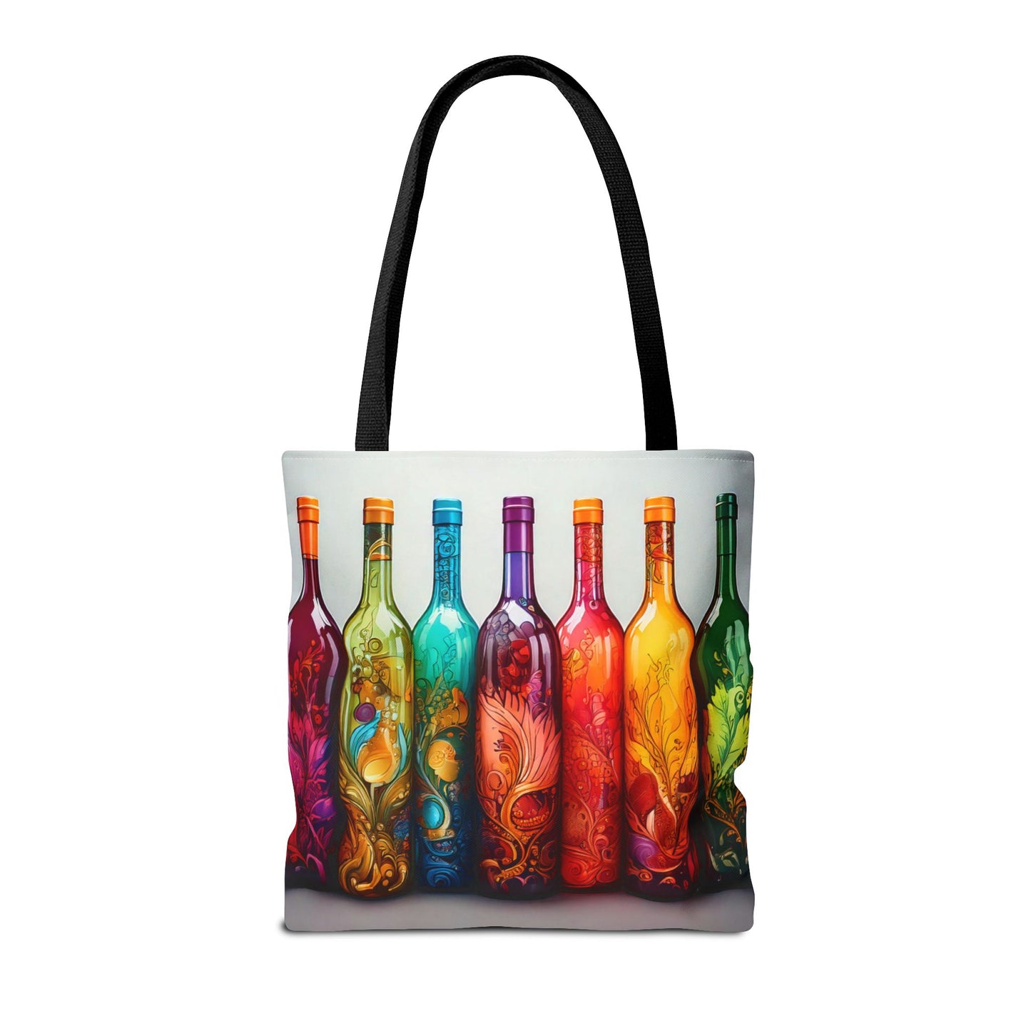 Wine Bottles, Tote Bag