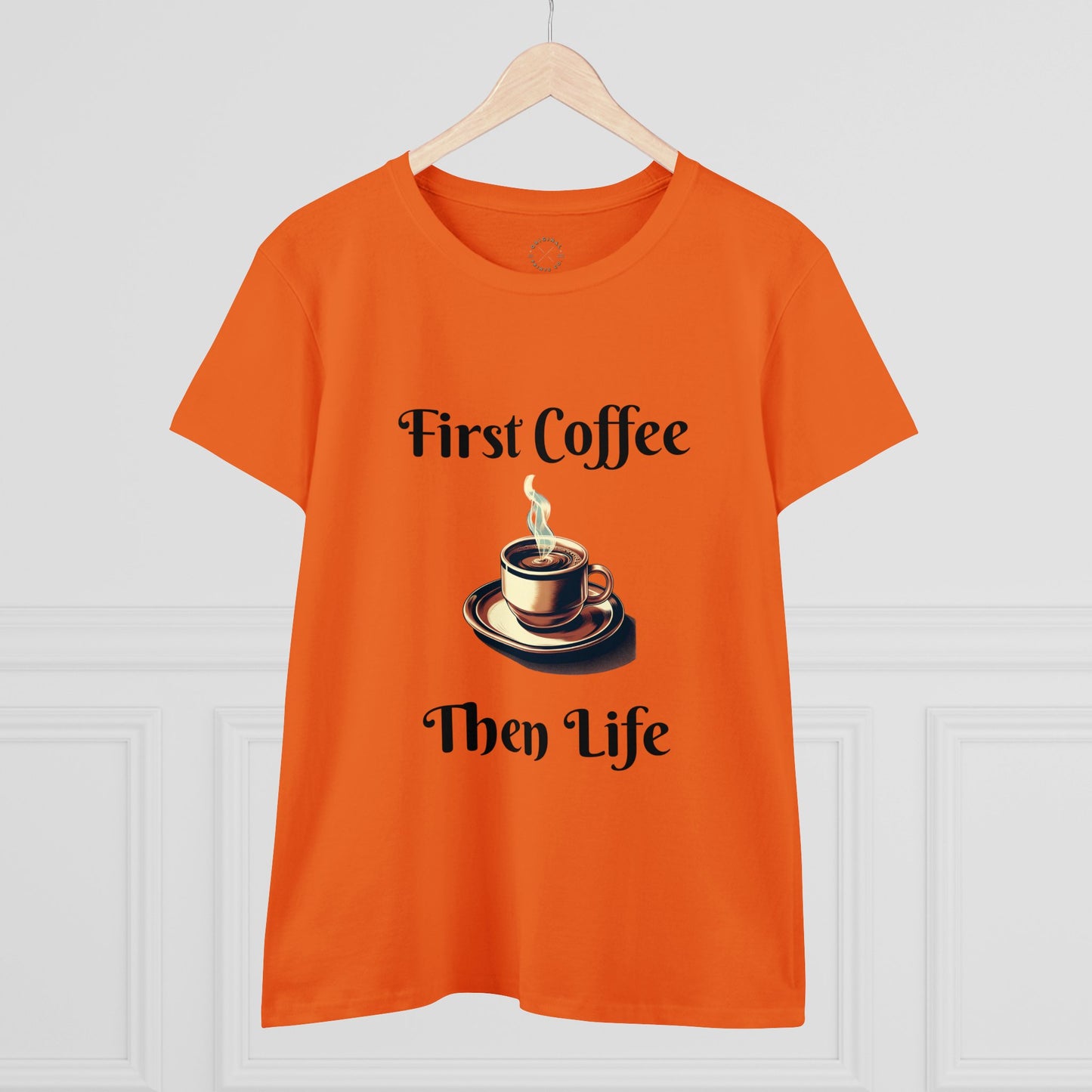 Women's Cotton Tee, Coffee