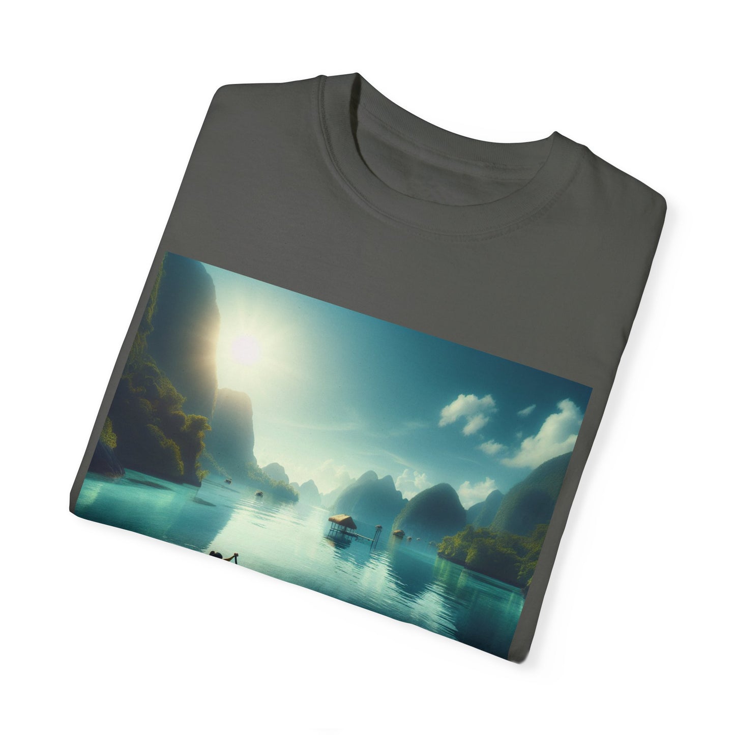 Paddle Boarding, Unisex Garment-Dyed T-shirt