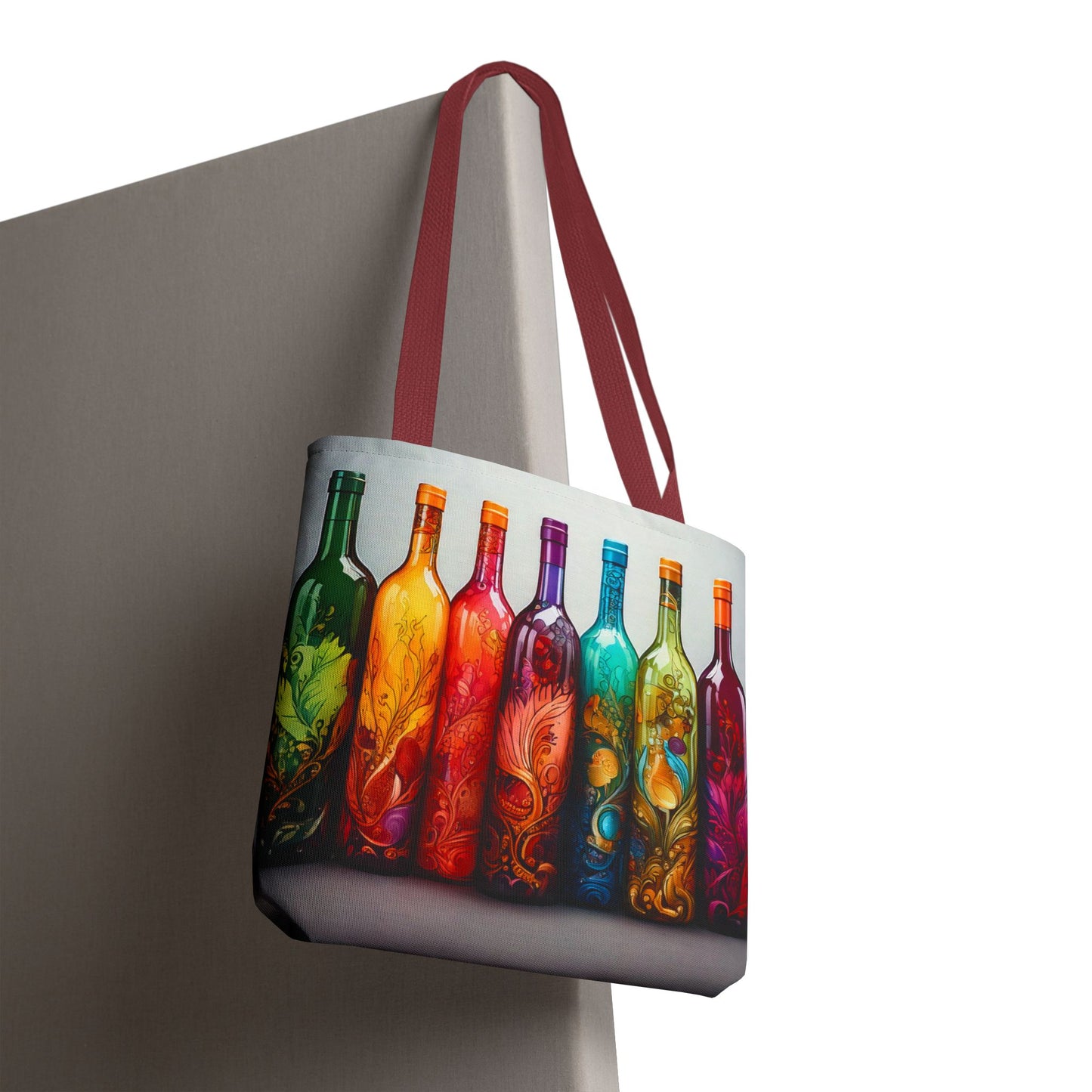 Wine Bottles, Tote Bag