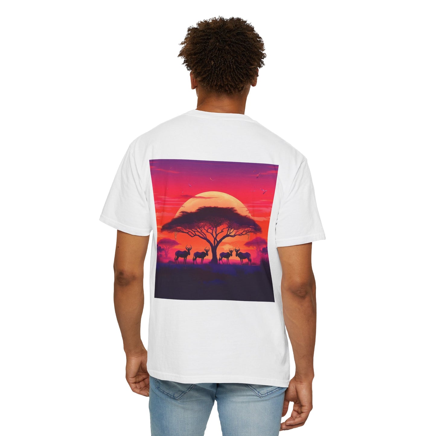 Safari Sunset, Unisex T-shirt