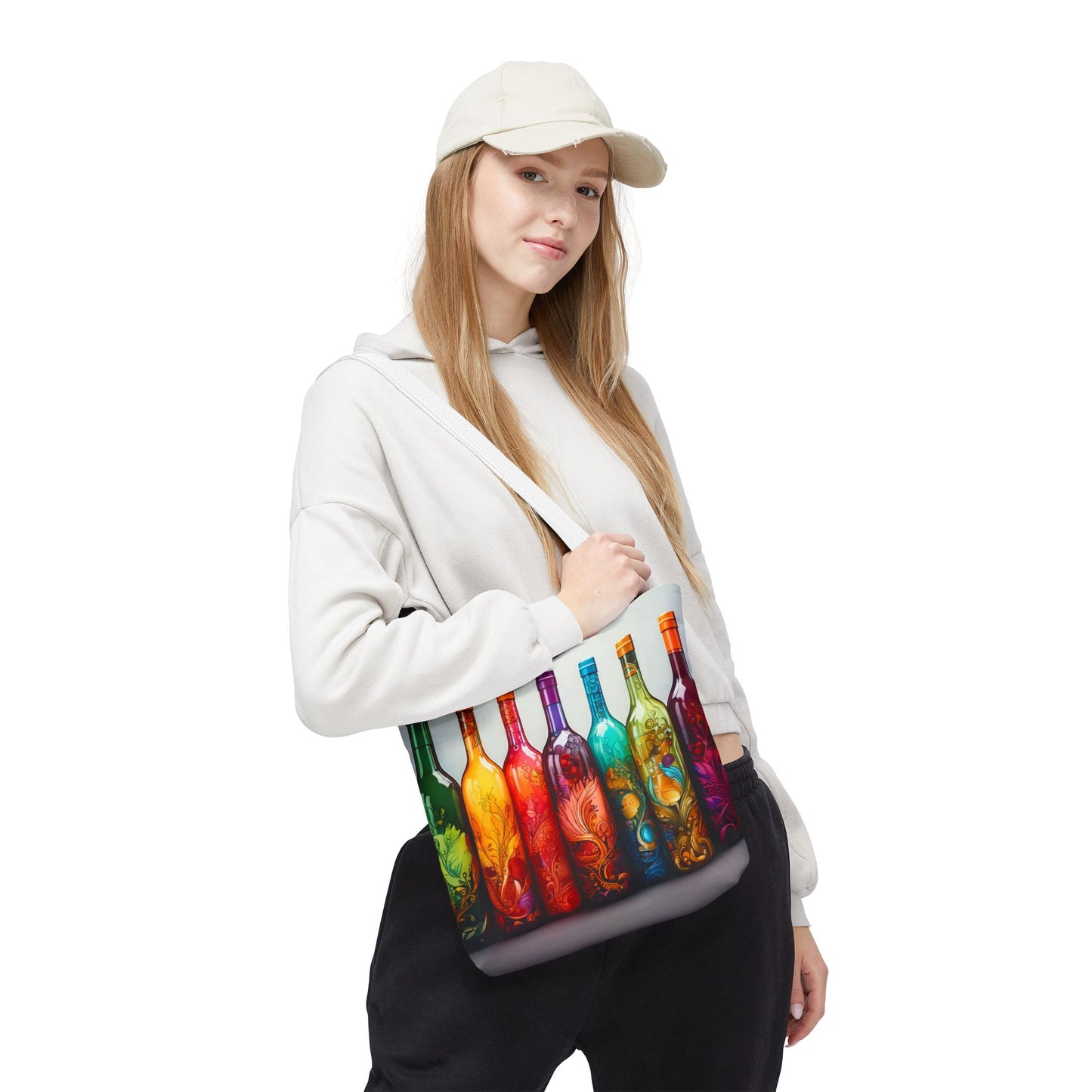 Wine Bottles, Tote Bag