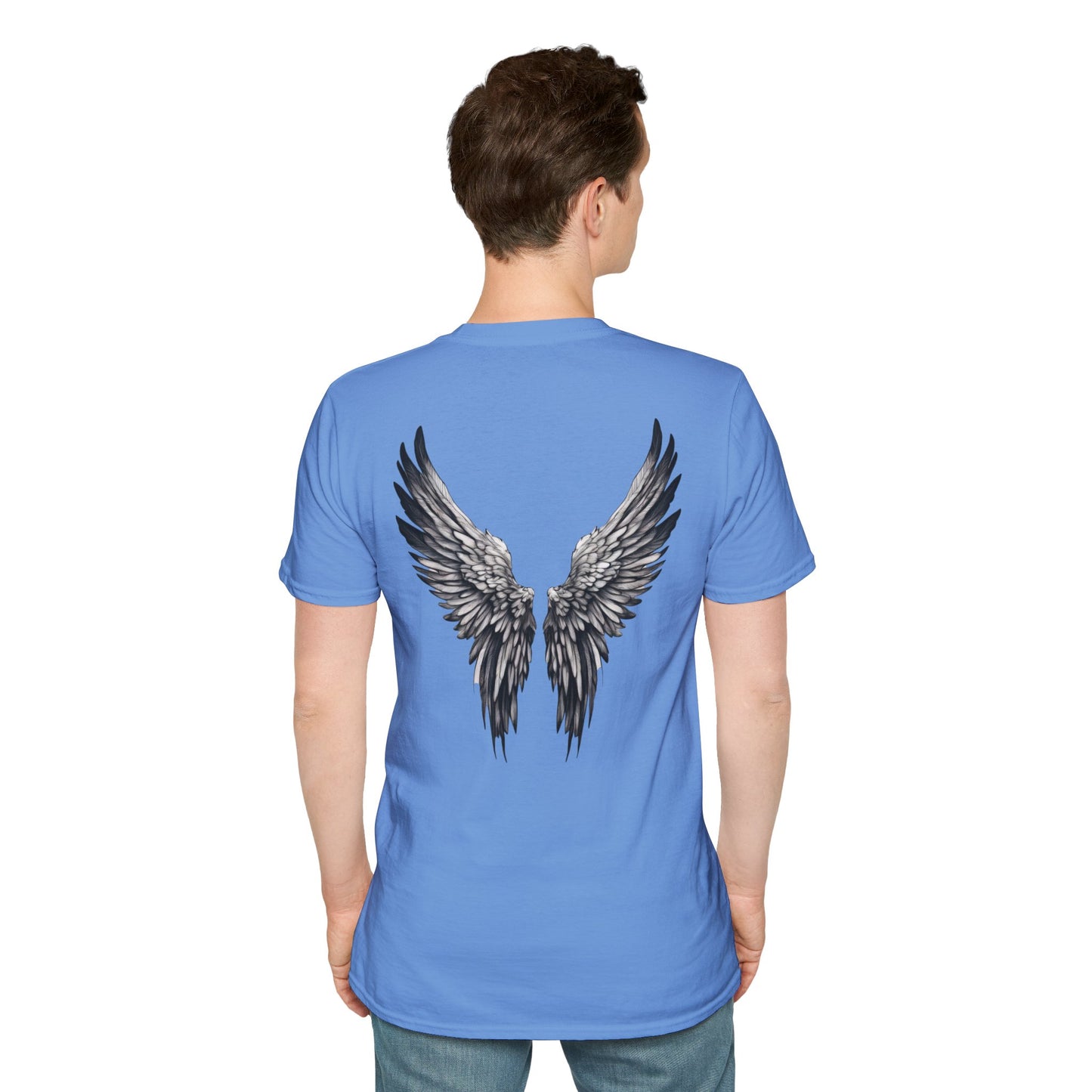 T-Shirt - Unisex Softstyle, Angel with Wings