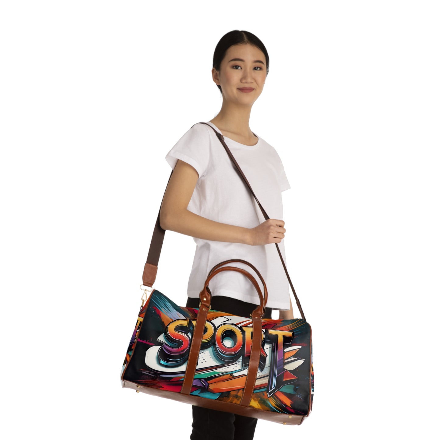 Sporty Waterproof Travel Bag for Adventurers, Gym Goers, Sport Days.