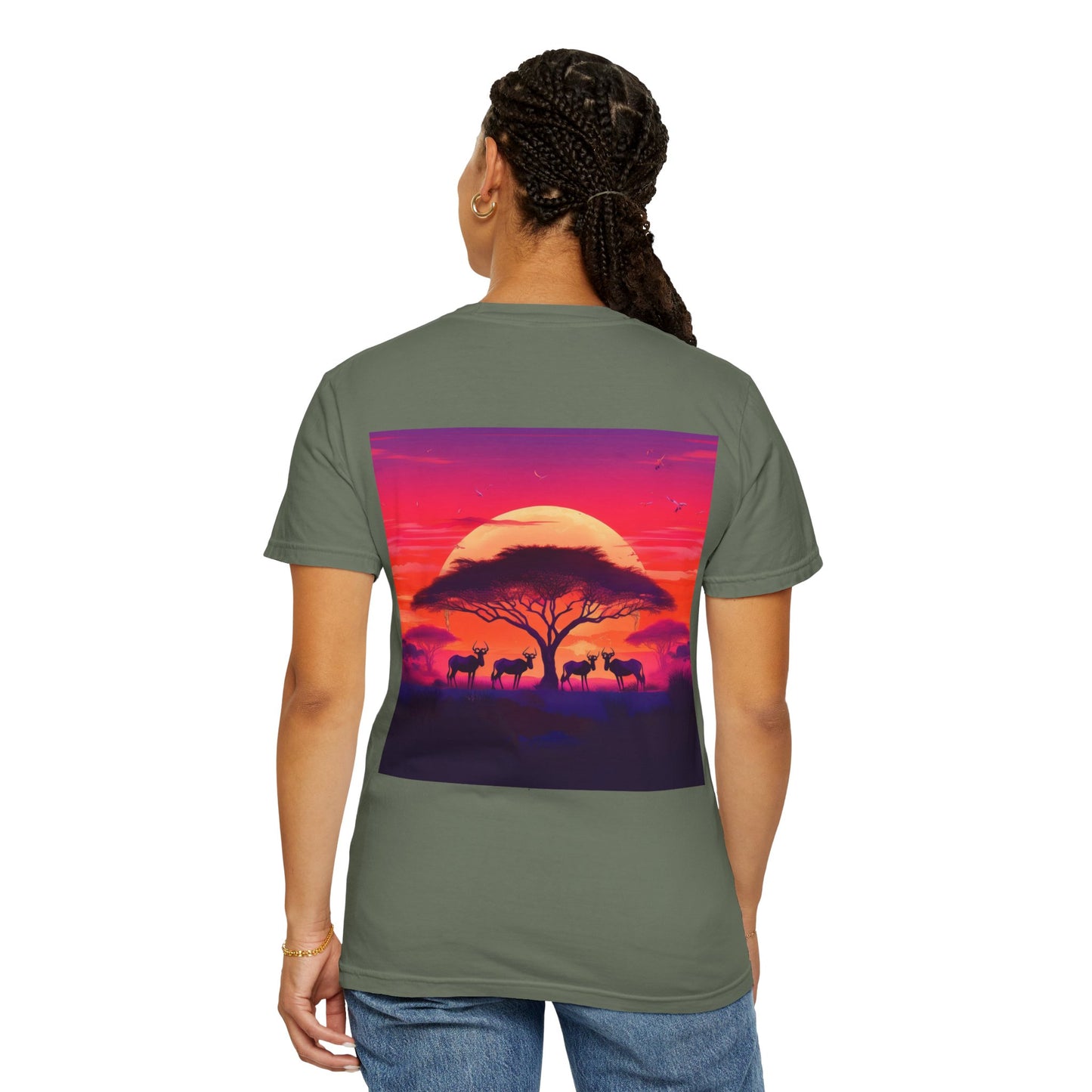 Safari Sunset, Unisex T-shirt