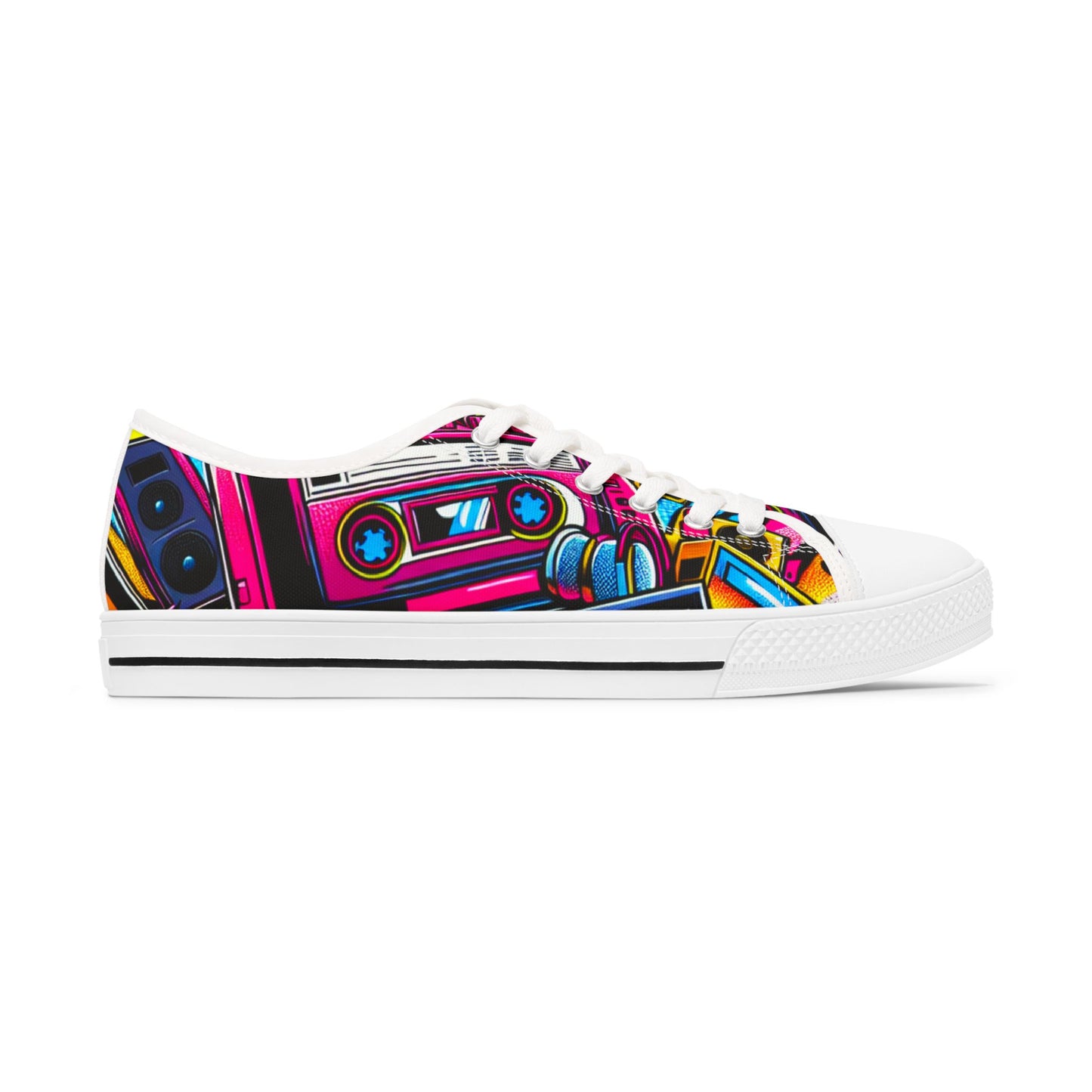 Retro Boombox Women's Low Top Sneakers