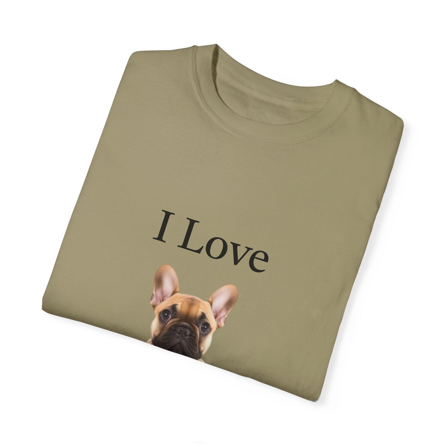 I Love, French BullDogs Unisex T-shirt