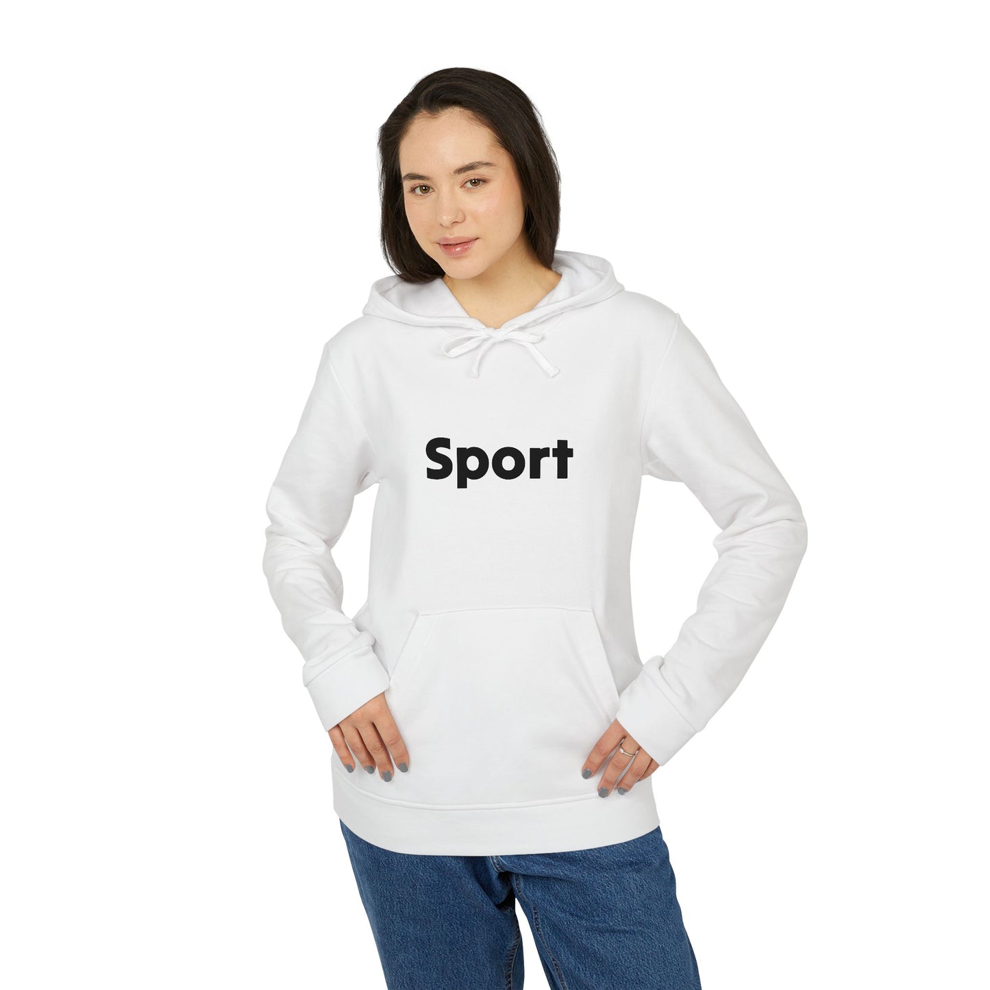 Adidas Unisex Fleece Hoodie - Sport Design for Casual Comfort