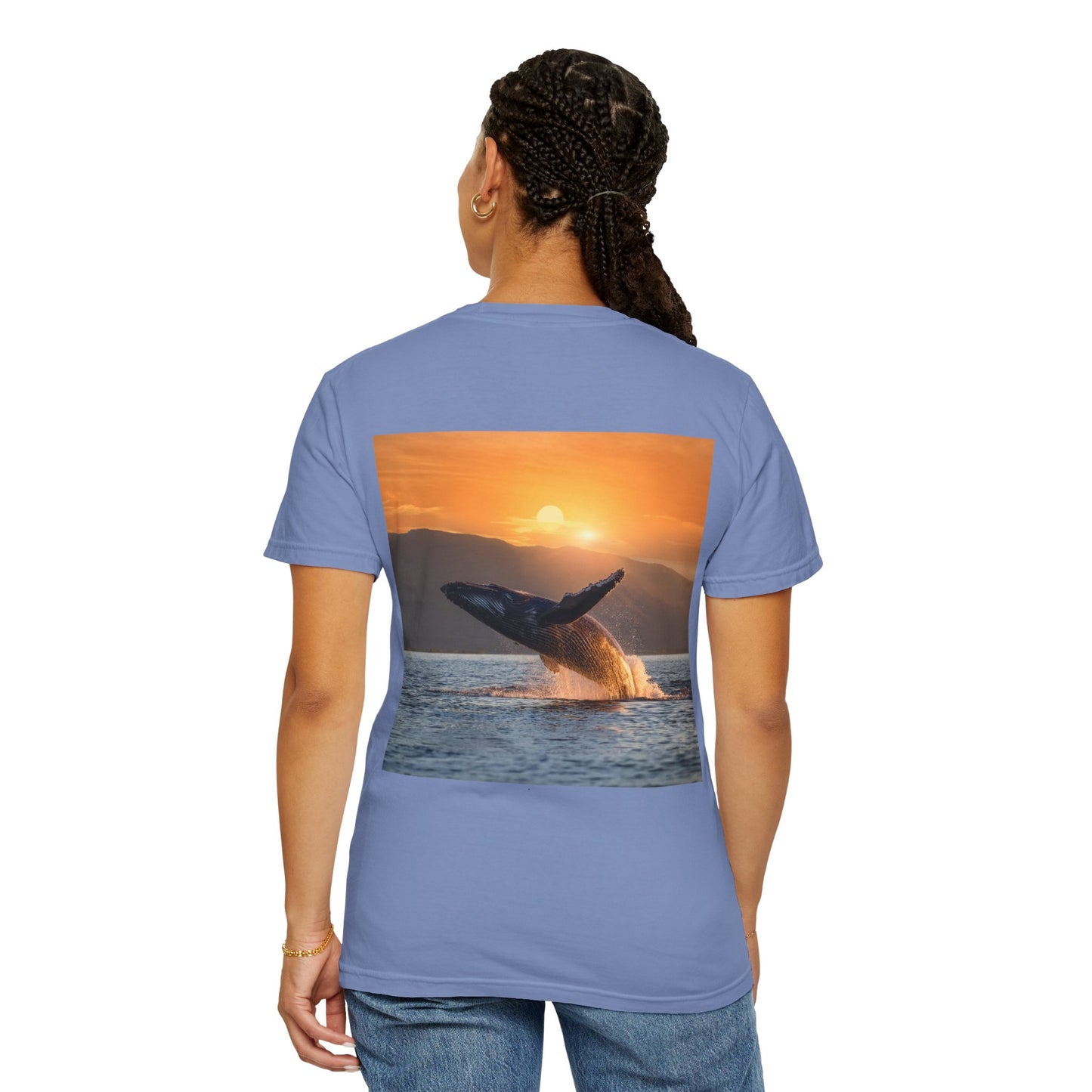 Lovin Life, Whale Print, Unisex T-shirt - Original Prints Co