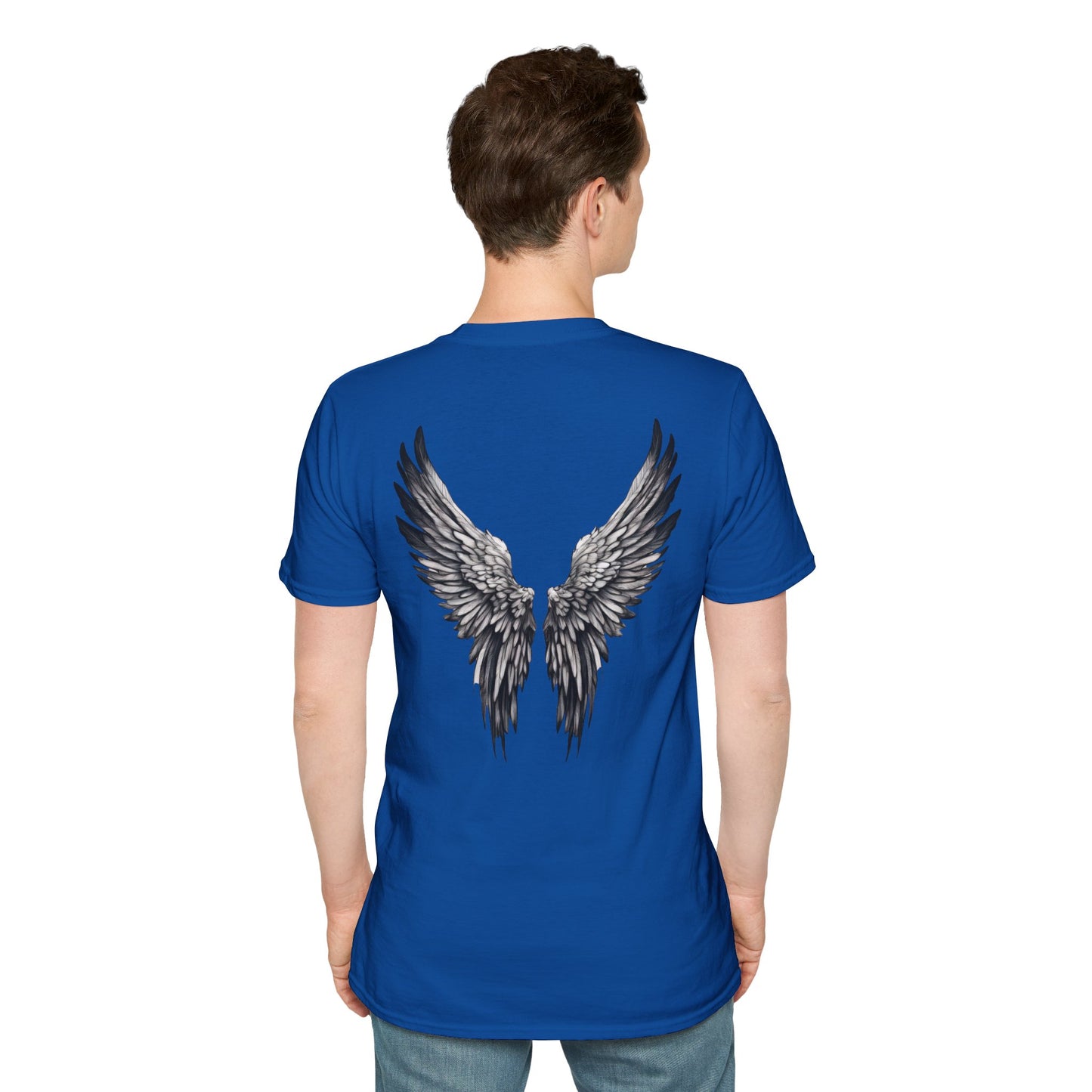 T-Shirt - Unisex Softstyle, Angel with Wings