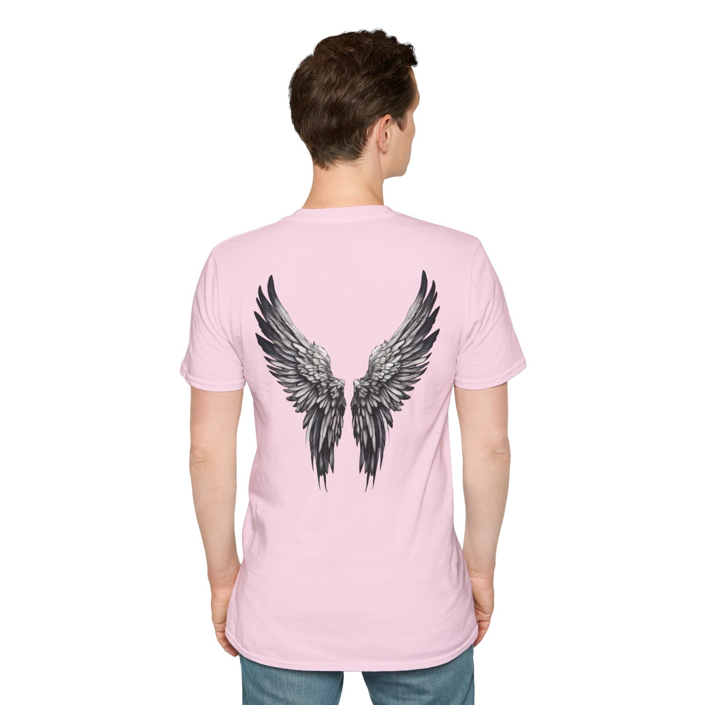 T-Shirt - Unisex Softstyle, Angel with Wings