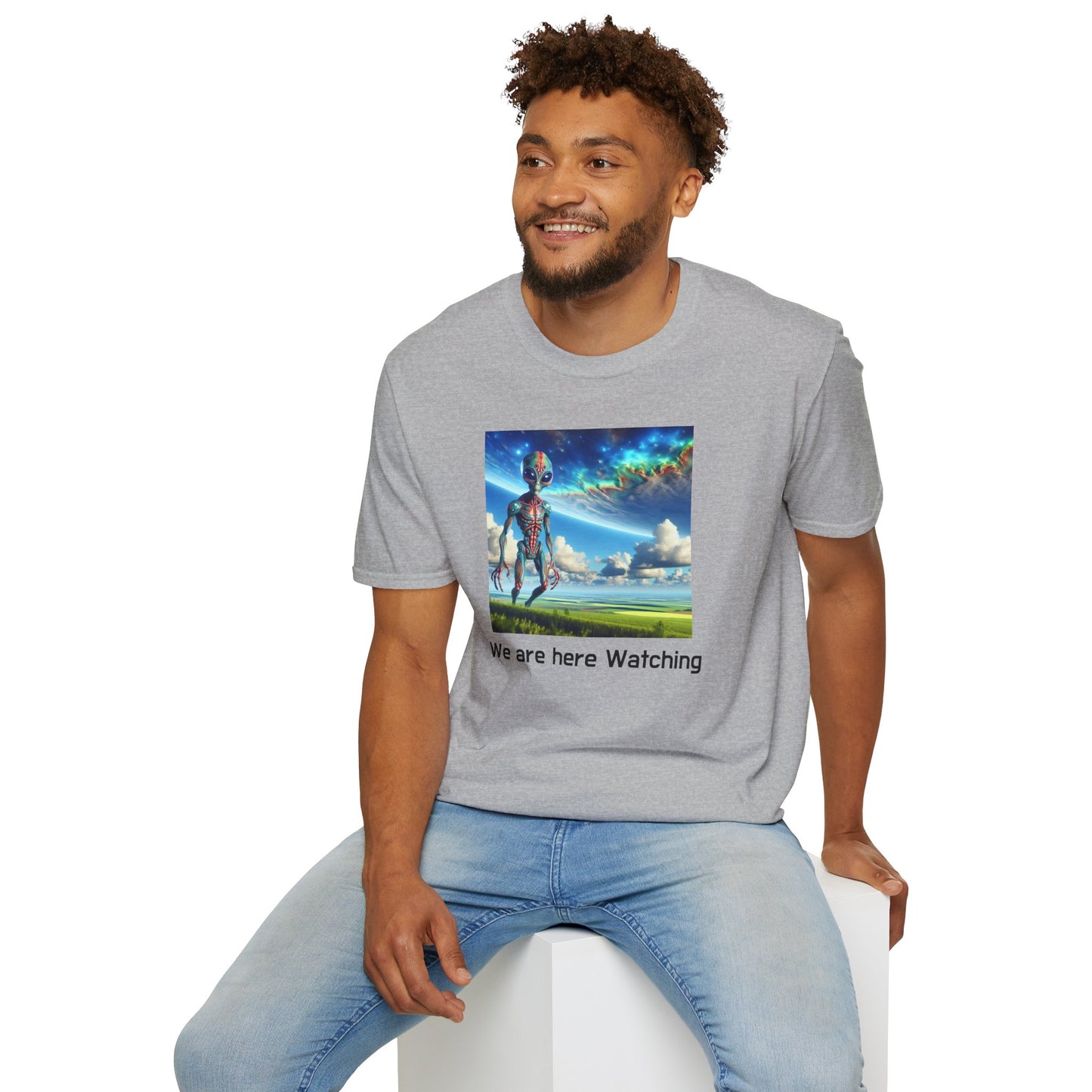 We are here Watching, Unisex T-Shirt