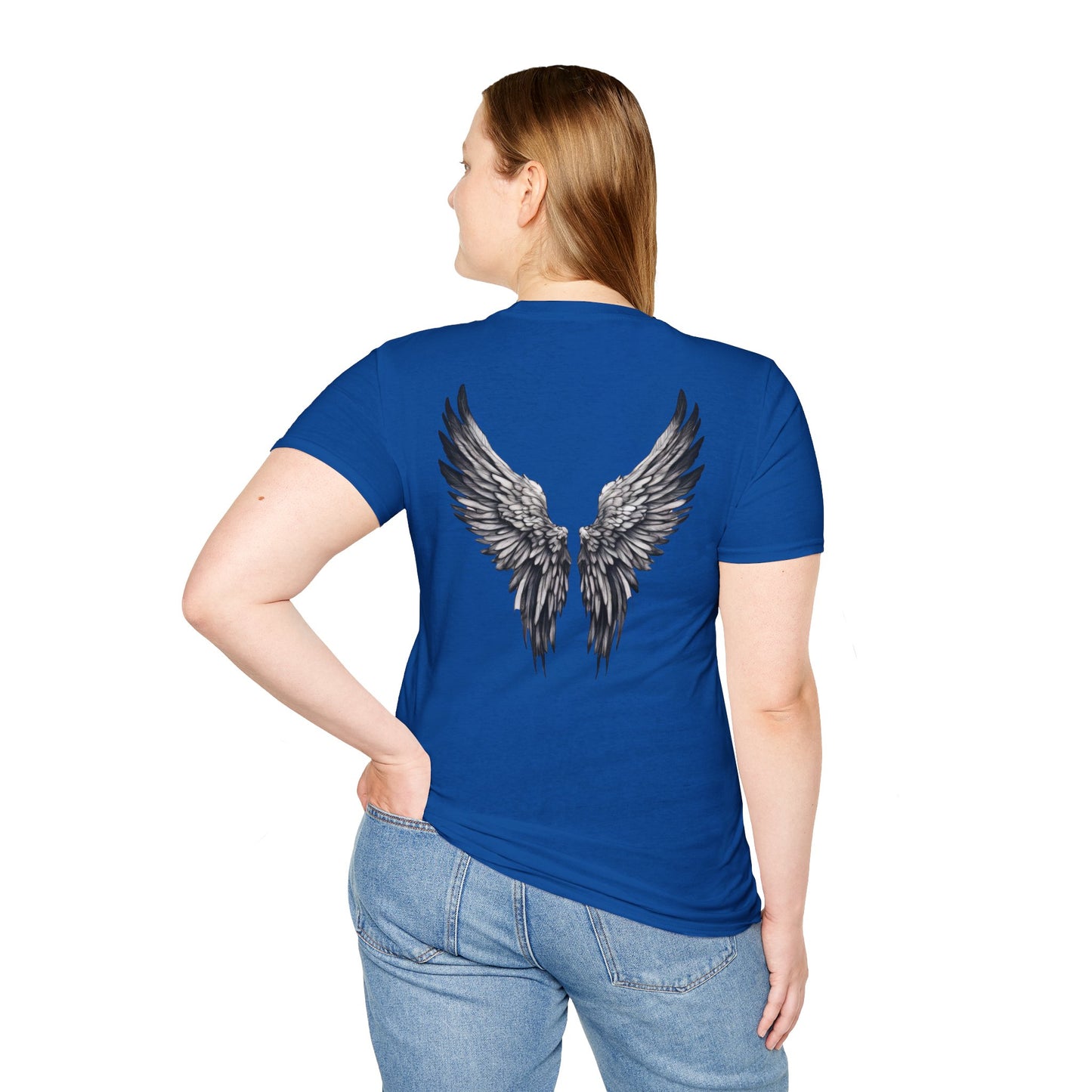 T-Shirt - Unisex Softstyle, Angel with Wings