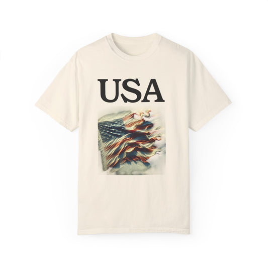 USA Flag, Unisex  T-shirt - Original Prints Co
