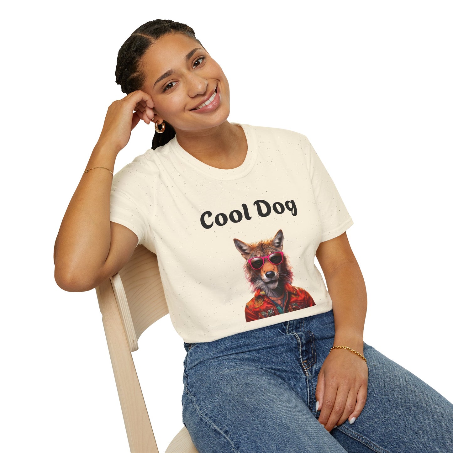 Cool Dog Graphic Unisex T-Shirt