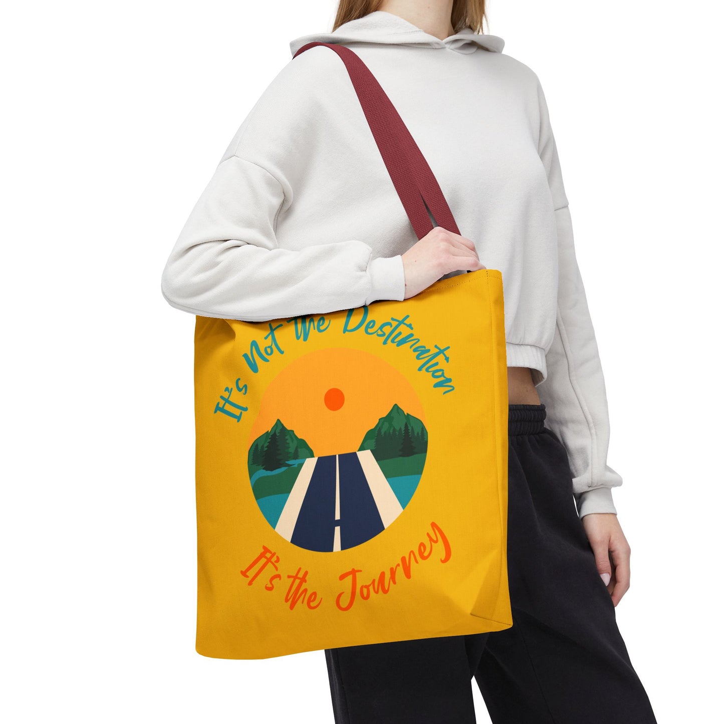 It's the Journey, Tote Bag