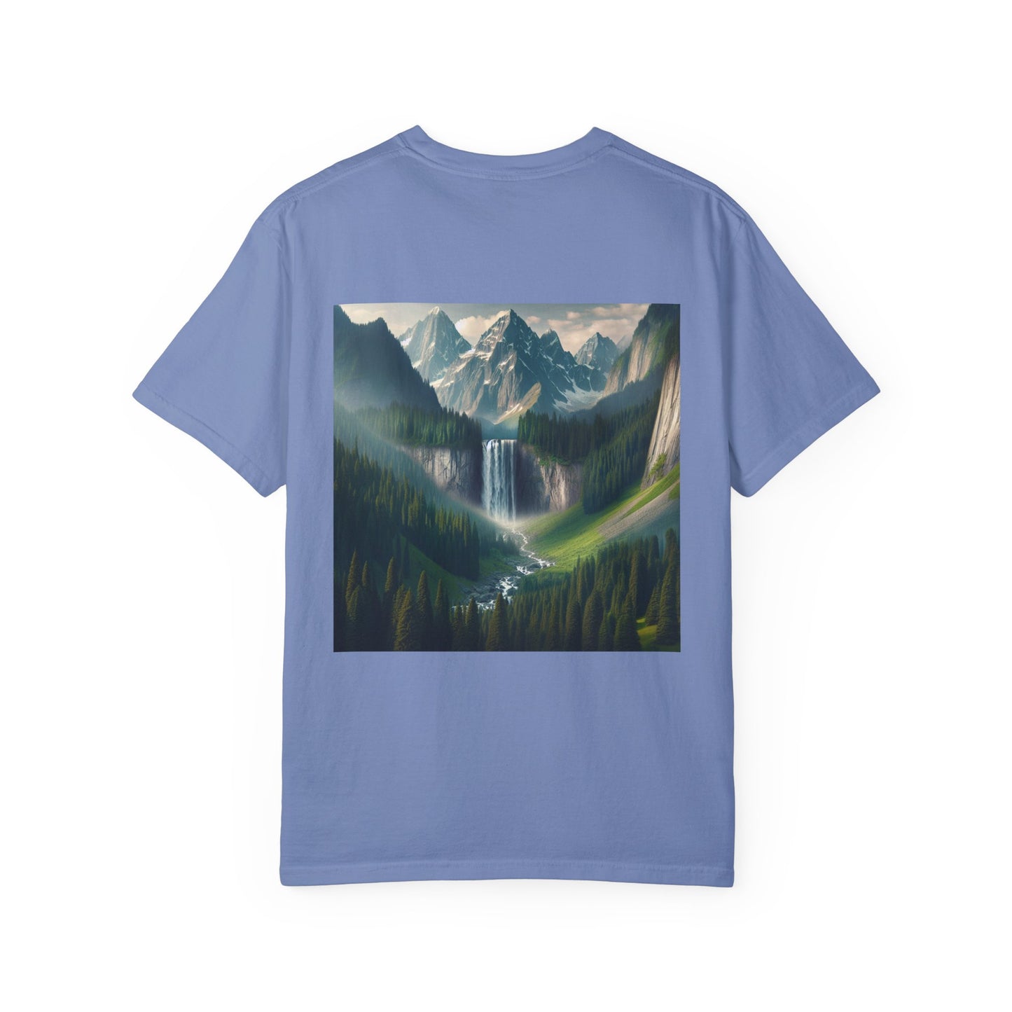 Hiking, Waterfall, Unisex T-shirt