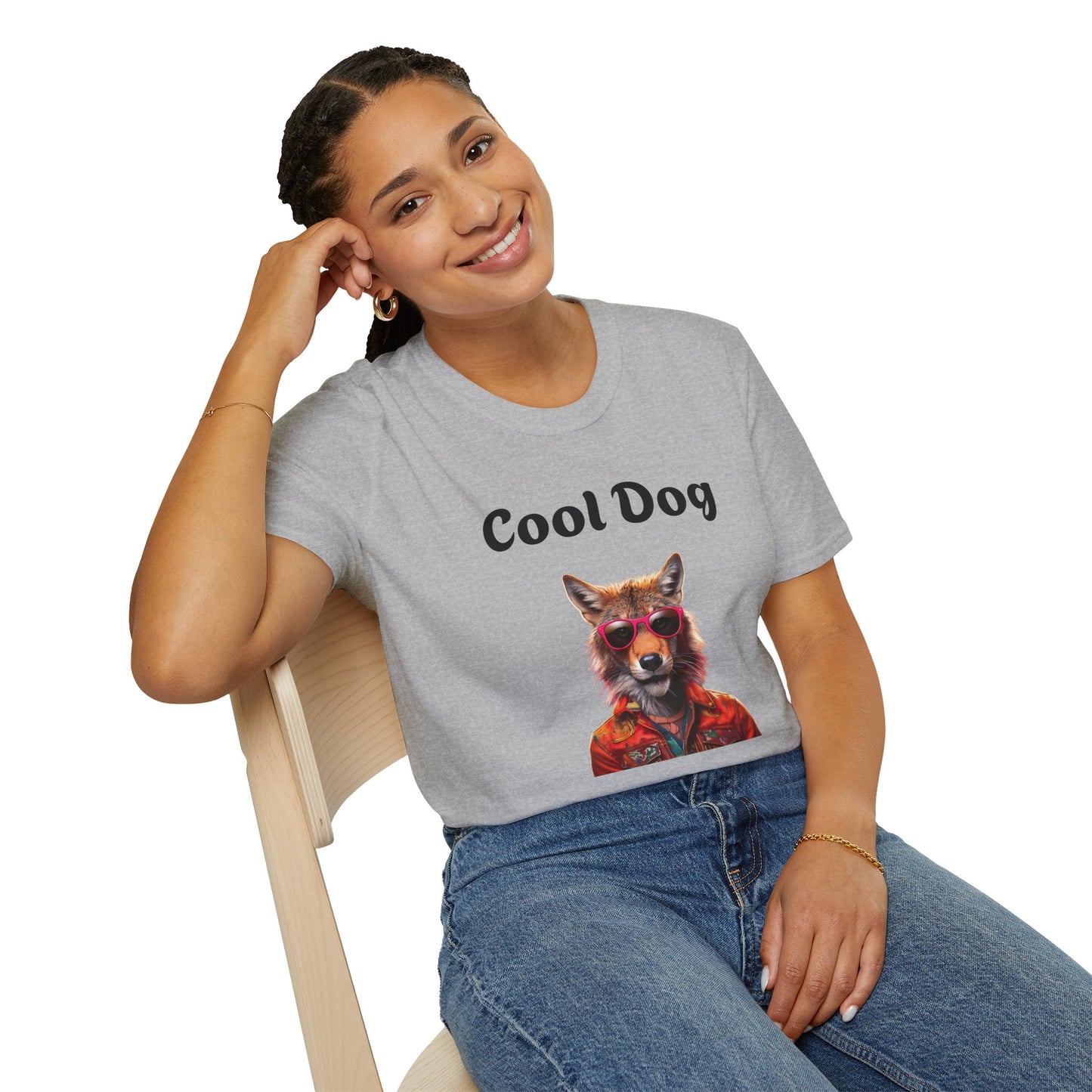 Cool Dog Graphic Unisex T-Shirt