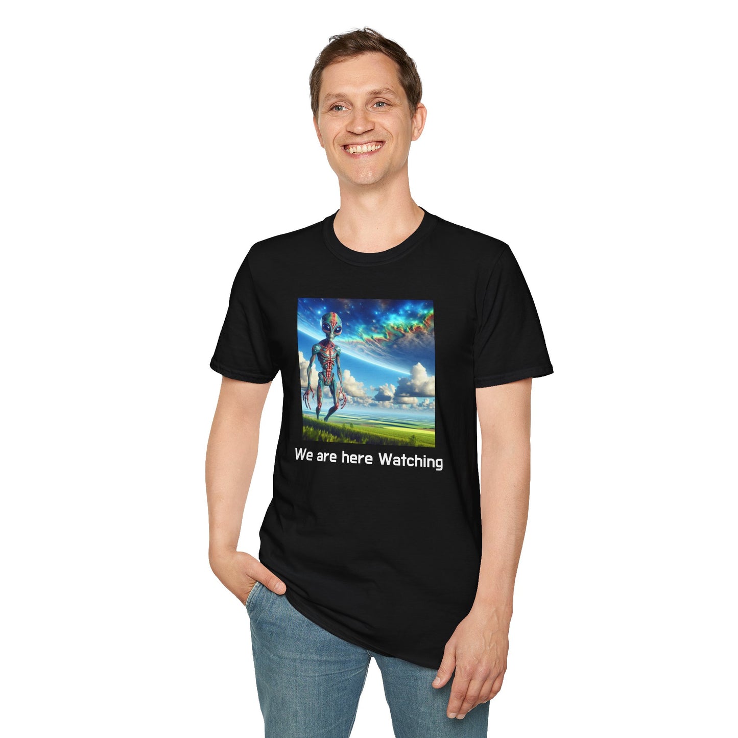 We are here Watching, Unisex T-Shirt