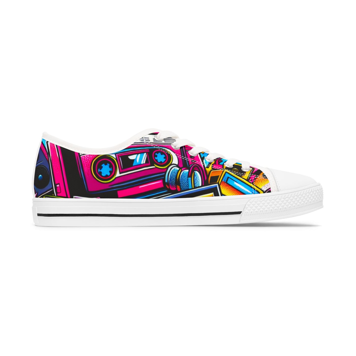 Retro Boombox Women's Low Top Sneakers