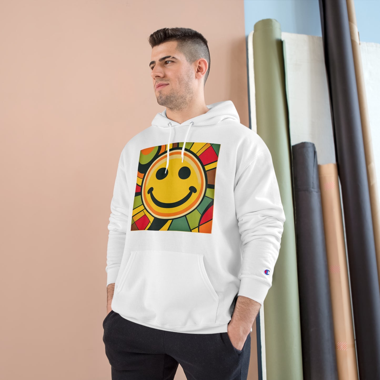 Smiley Face, Champion Hoodie