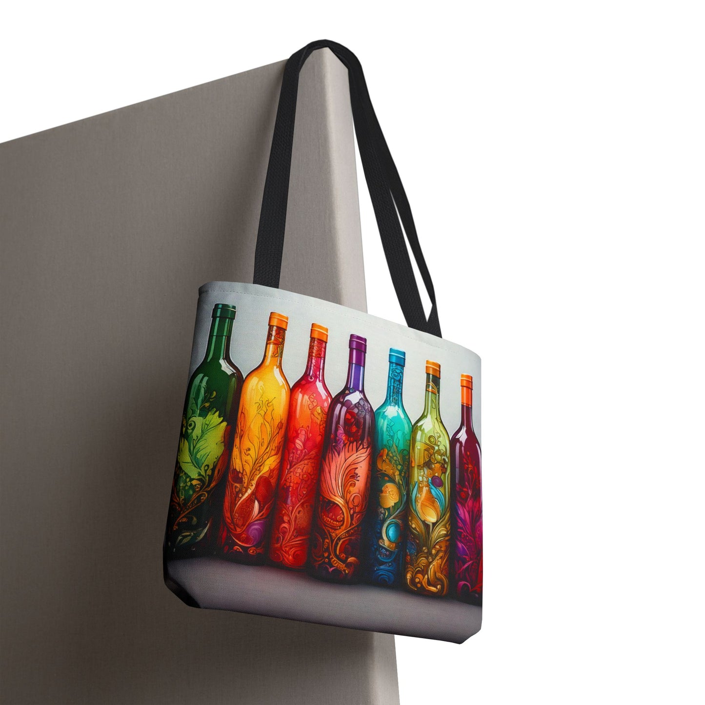 Wine Bottles, Tote Bag