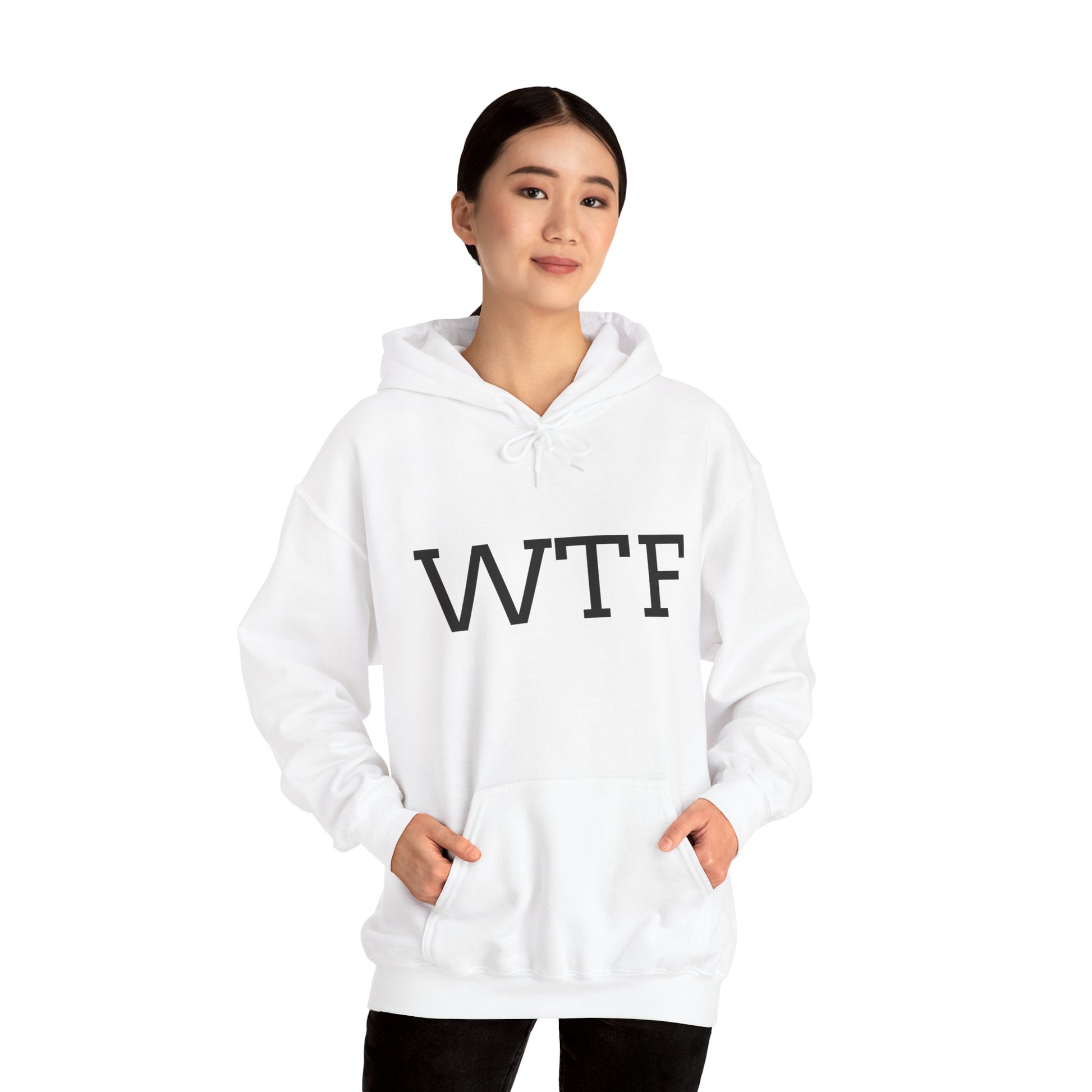 WTF, Unisex Heavy Blend™ Hooded Sweatshirt - Original Prints Co