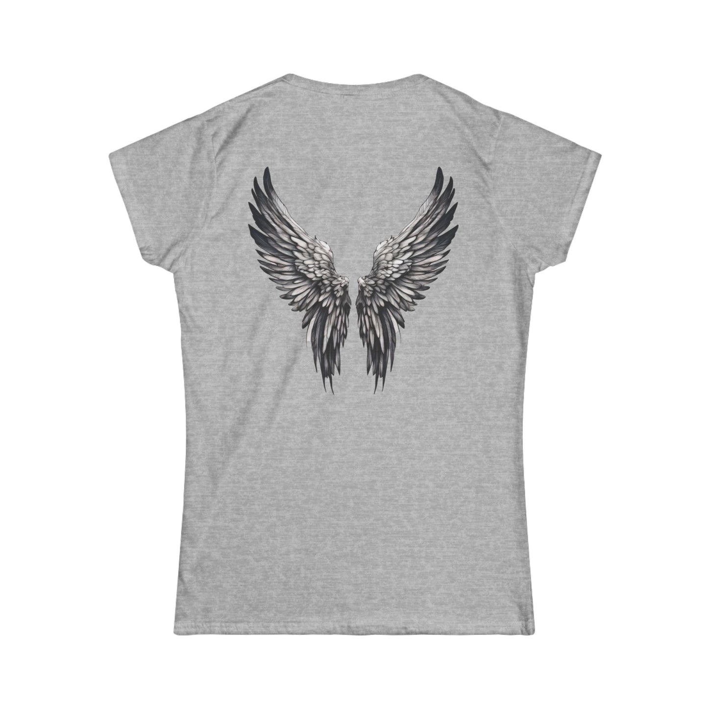 Women's Softstyle Tee, Angel Wings