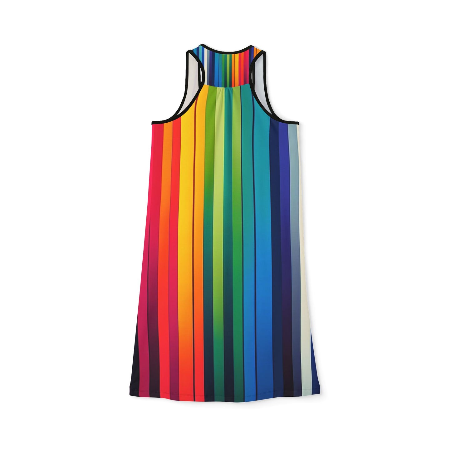 Women's Racerback Dress, Stripes